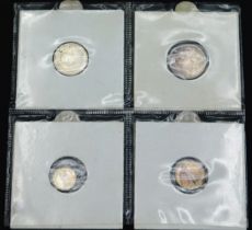 A 1958 Elizabeth II silver Maundy Money set