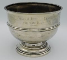 A 1923 Birmingham silver bowl by Zimmerman & Co. i