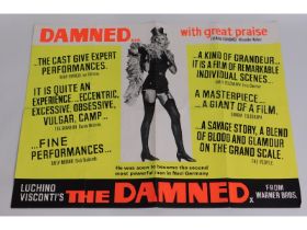 Luchino Visconti's The Damned cinema promotional p