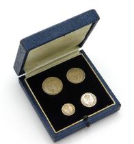 A 1952 George VI silver Maundy Money set