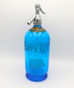 A Batey & Co. Ltd London soda syphon in blue, 315m