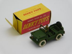 A boxed Dinky 674 Austin Champ, box a/f