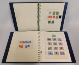 Two albums of mint & used stamps & first day cover