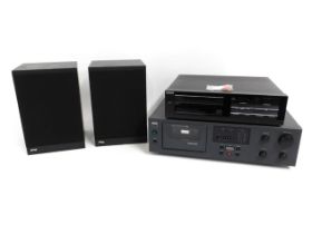 A NAD Stereo Cassette Deck 602, a Philips CD 450 &