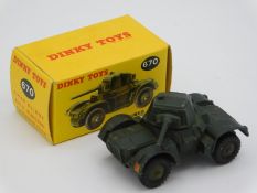 A boxed Dinky 670 Armoured Car