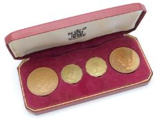 A cased Royal Mint 1966 Jersey commemorative set