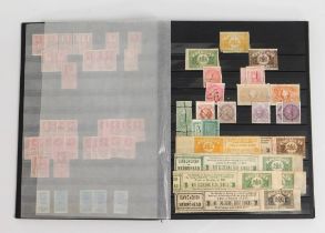 An album of customs & excise duty used stamps incl