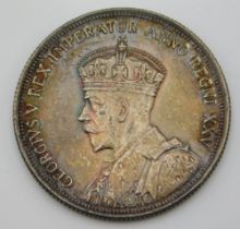 A 1935 George V Canadian dollar