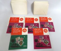 Approx. 37 packs of envelopes containing used New