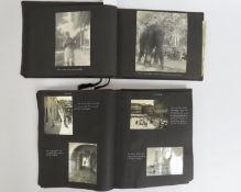 An album featuring India & Burma, 1945/46 twinned with an Italian photo album, approx. 148 photos