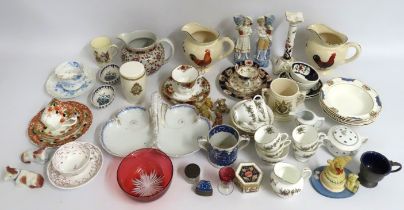 A quantity of mixed china & glassware including Ro