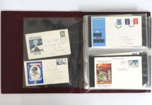 A Royal Mail album of first day covers, approx. 69