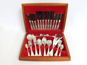 A canteen of Newbridge silver plated kings pattern