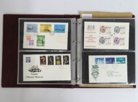 A Royal Mail album of first day covers, approx. 45