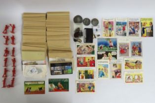 A selection of used stamps in envelopes, a quantit