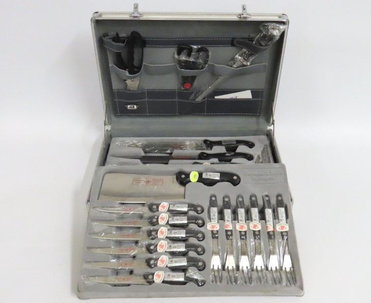 A Berman & Benz Solingen cased cutlery set