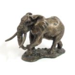 A decorative 'resin style' model of African elepha