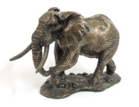 A decorative 'resin style' model of African elepha