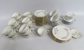 Forty three Duchess porcelain tea wares with Hareb