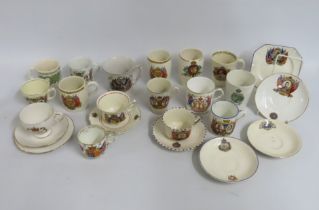 A quantity of royal commemorative ware including f