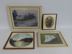 Maureen E. Airey, Cornwall, twenty seven pastel paintings of various subjects, some unframed, to in