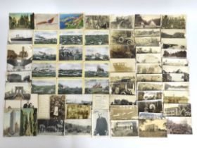 A quantity of mixed postcards including White Star