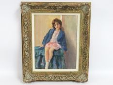 Harry John Pearson (1872-1933) oil on canvas laid