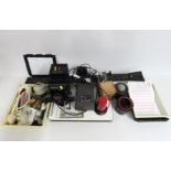 A Durst M670 Colour Enlarger & assorted dark room