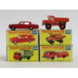 Four boxed Lesney Matchbox Series diecast models n