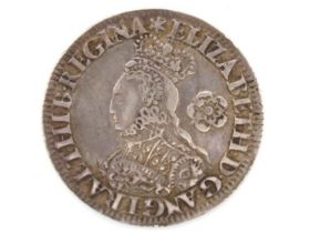 A 1562 Elizabeth I silver sixpence of high grade, 3g