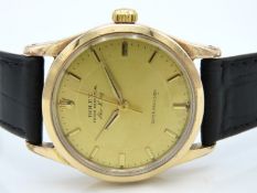 A gents vintage gold plated Rolex Oyster Perpetual