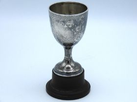 A mounted 1929 Birmingham silver trophy with chase