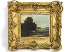 In the style of John Constable (1736-1837), an oil