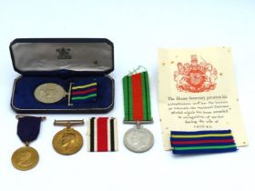 A Special Constabulary medal award to Leonard H. L