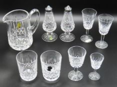 A pair of Waterford crystal whisky tumblers, a Wat