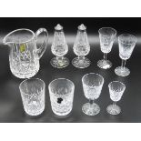 A pair of Waterford crystal whisky tumblers, a Wat