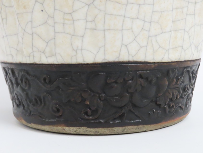 An 18thC. Qianlong, marked & period Chinese crackl - Image 3 of 6