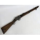 A Martini-Enfield rifle marked V. R. B.S.A & M. Co