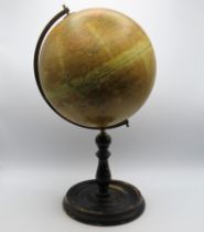 A 10in terrestrial globe by Geographica, Fleet St.