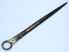 An 1825 George IV London silver meat skewer by Jon