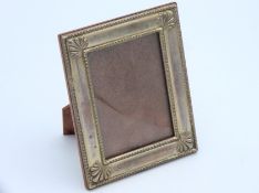 A 1994 Carrs Sheffield silver photo frame with sta