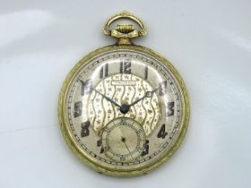 A 1924 Waltham USA 17 jewel movement pocket watch