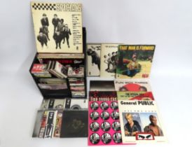 A collection of two tone genre vinyl LP's (23), singles (30) & cassette tapes (19) including The Spe