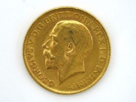 A 1911 George V full gold sovereign