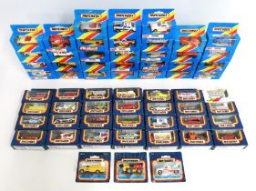 Sixty two boxed Matchbox diecast models