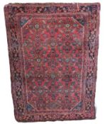 A Persian wool Saruk style rug, 1460mm x 1050mm