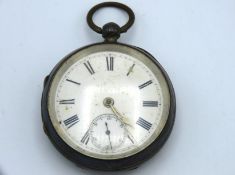 A silver pocket watch by William Braithwaite, Dart