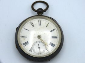 A silver pocket watch by William Braithwaite, Dart