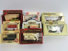 Eight boxed diecast models including Matchbox & Lledo