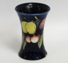 A Moorcroft vase, signed in blue to underside, two